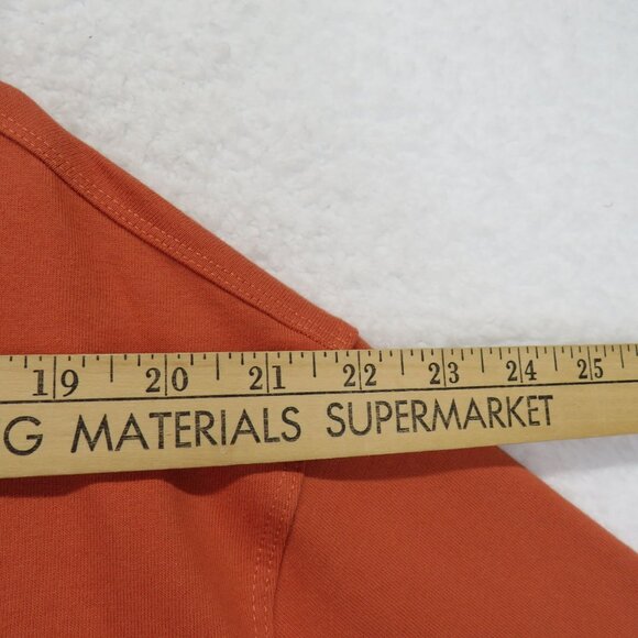 Duluth Trading Shirt Mens Size 2XL Standard Fit Un Longtail Button Front Orange - Picture 7 of 9